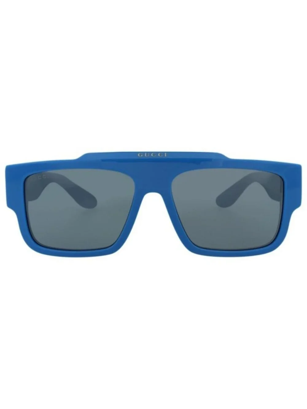 New Gucci Mens Square/Rectangle Light Blue Light Blue Blue Fashion Designer Sung